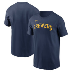 Milwaukee Brewers Nike Fuse Wordmark T-Shirt for sale