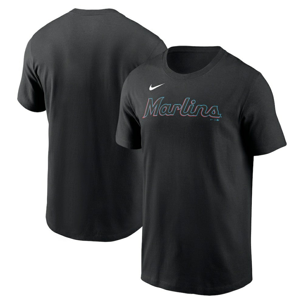 Miami Marlins Nike Fuse Wordmark T-Shirt Clearance