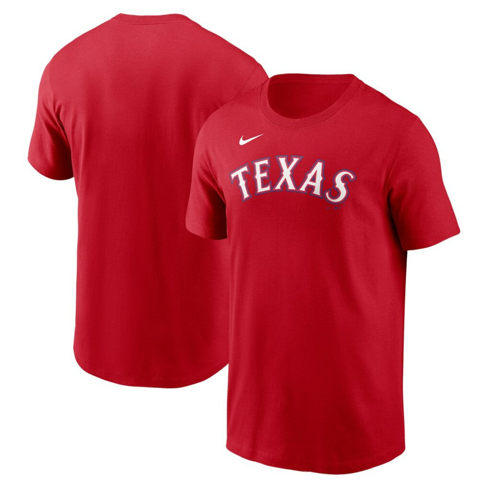 Texas Rangers Nike Fuse Wordmark T-Shirt discount