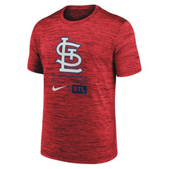 St. Louis Cardinals Nike Large Logo Velocity T-Shirt Lifestyle