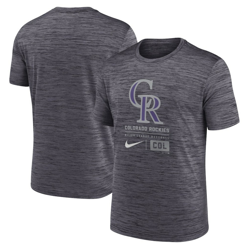 Colorado Rockies Nike Large Logo Velocity T-Shirt Online