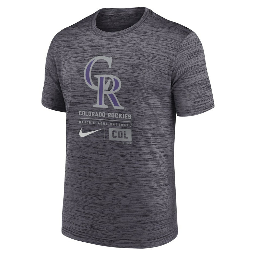 Colorado Rockies Nike Large Logo Velocity T-Shirt Online