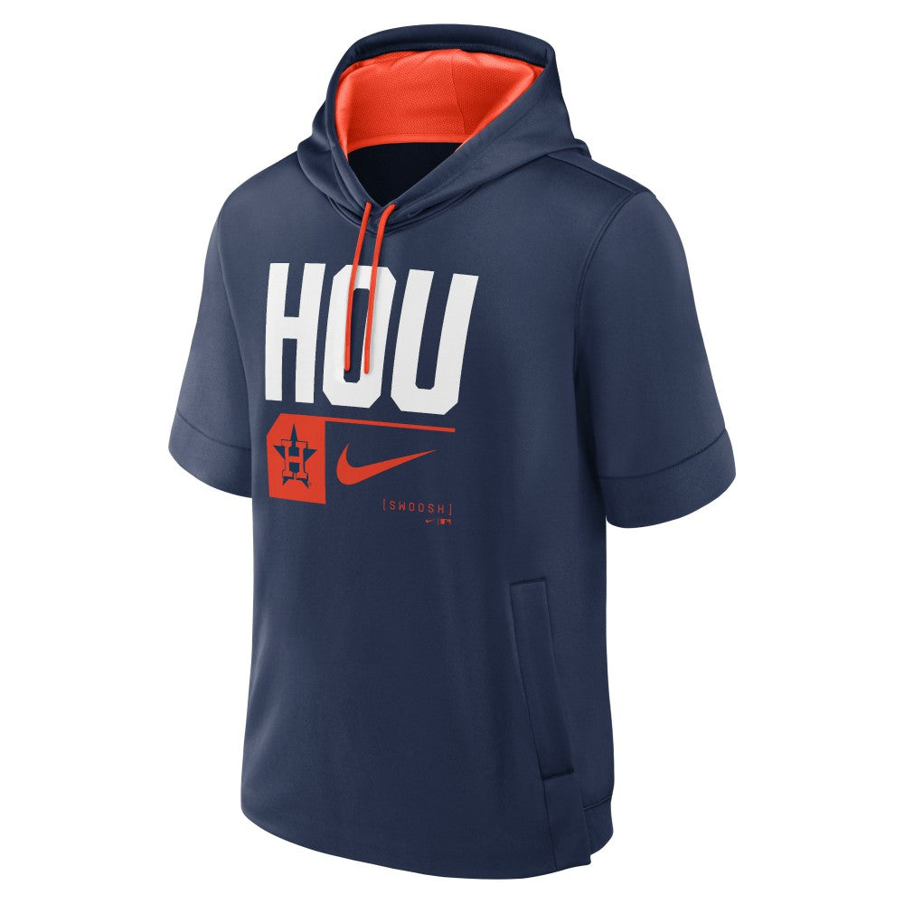 Houston Astros Nike Tri Code Lockup Short Sleeve Pullover Hoodie Online