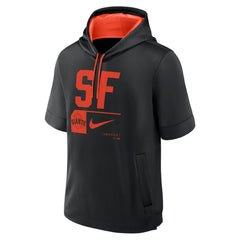 San Francisco Giants Nike Tri Code Lockup Short Sleeve Pullover Hoodie Clearance