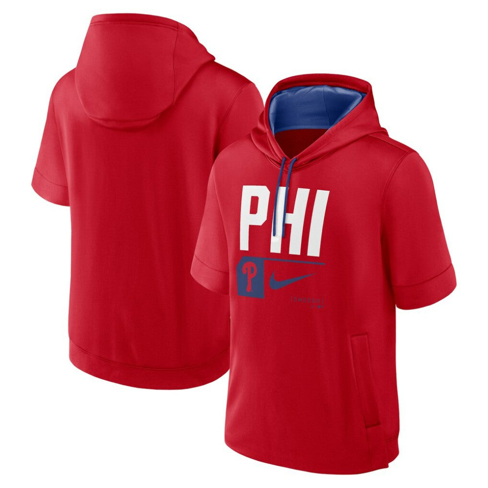 Philadelphia Phillies Nike Tri Code Lockup Short Sleeve Pullover Hoodie for sale