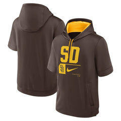 San Diego Padres Nike Tri Code Lockup Short Sleeve Pullover Hoodie discount