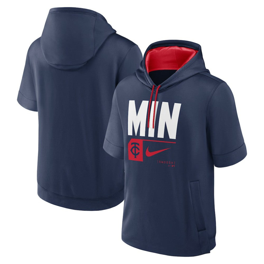 Minnesota Twins Nike Tri Code Lockup Short Sleeve Pullover Hoodie for sale