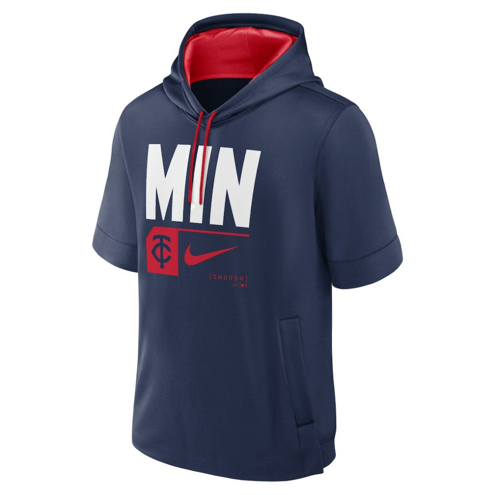 Minnesota Twins Nike Tri Code Lockup Short Sleeve Pullover Hoodie for sale