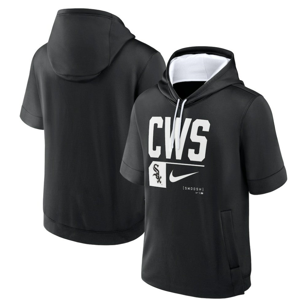 Chicago White Sox Nike Tri Code Lockup Short Sleeve Pullover Hoodie Lifestyle