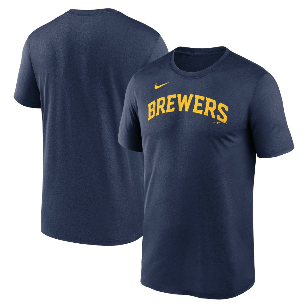 Milwaukee Brewers Nike Legend Fuse Wordmark T-Shirt  Lifestyle