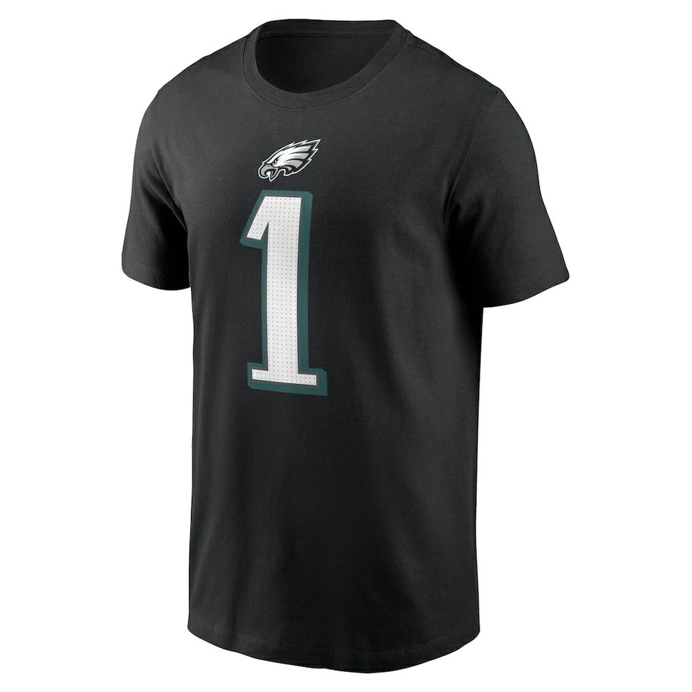 Jalen Hurts Philadelphia Eagles Player Name & Number T-Shirt Black - Nike
