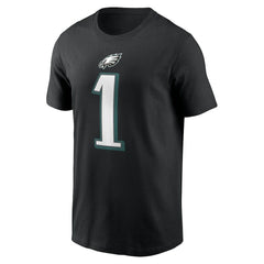 Jalen Hurts Philadelphia Eagles Player Name & Number T-Shirt Black - Nike