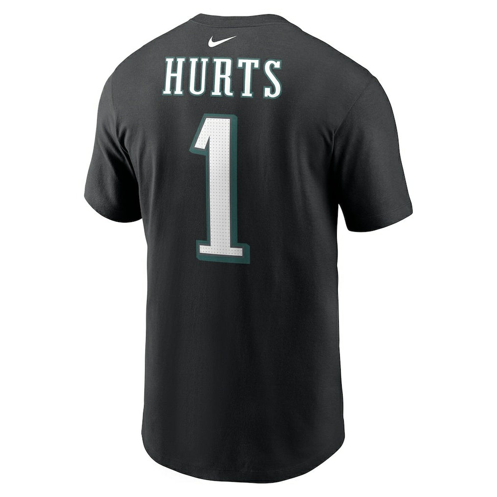 Jalen Hurts Philadelphia Eagles Player Name & Number T-Shirt Black - Nike