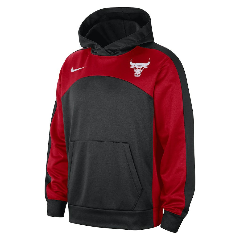 Nike - Chicago Bulls Authentic Starting Five Force Performance Pullover Hoodie - Black/Red