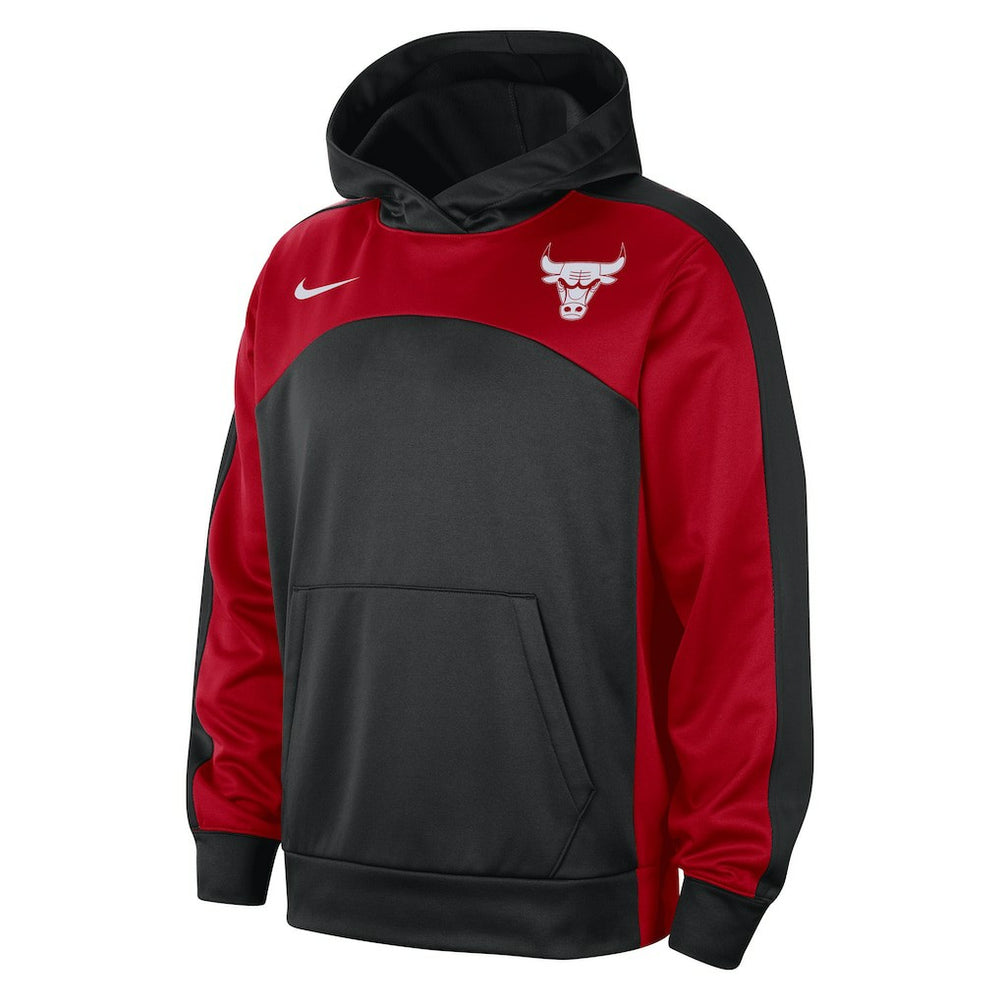 Nike - Chicago Bulls Authentic Starting Five Force Performance Pullover Hoodie - Black/Red