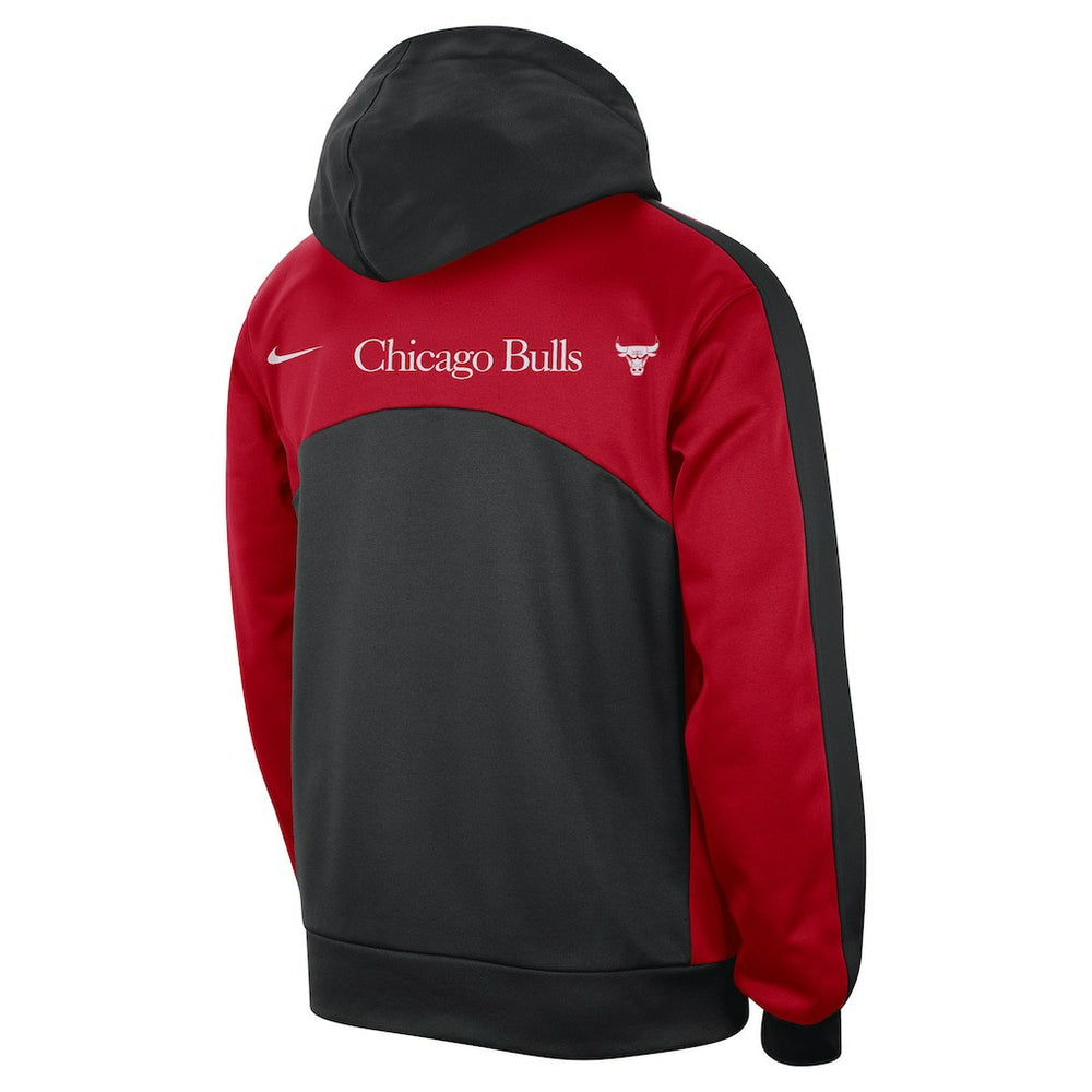 Nike - Chicago Bulls Authentic Starting Five Force Performance Pullover Hoodie - Black/Red