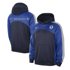 Nike - Dallas Mavericks Authentic Starting Five Force Performance Pullover Hoodie - Navy/Blue