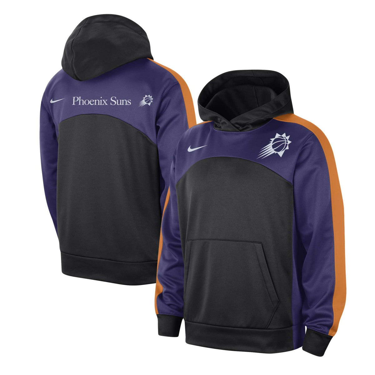 Nike - Phoenix Suns Authentic Starting Five Force Performance Pullover Hoodie - Black/Purple