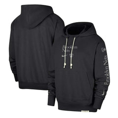 Nike - Brooklyn Nets Authentic Performance Pullover Hoodie - Black