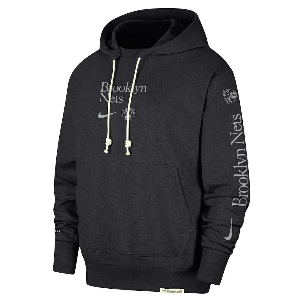 Nike - Brooklyn Nets Authentic Performance Pullover Hoodie - Black
