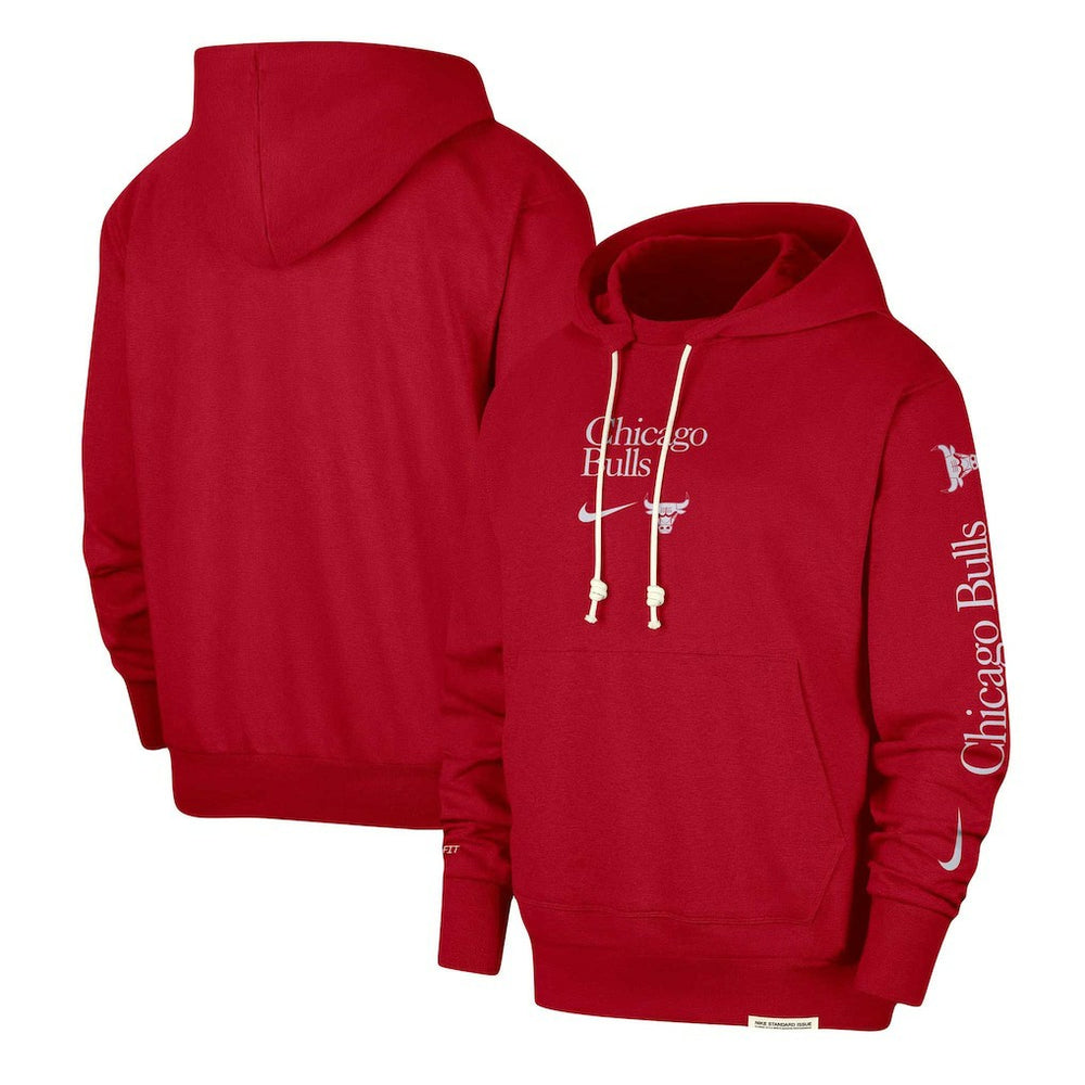 Nike - Chicago Bulls Authentic Performance Pullover Hoodie - Red