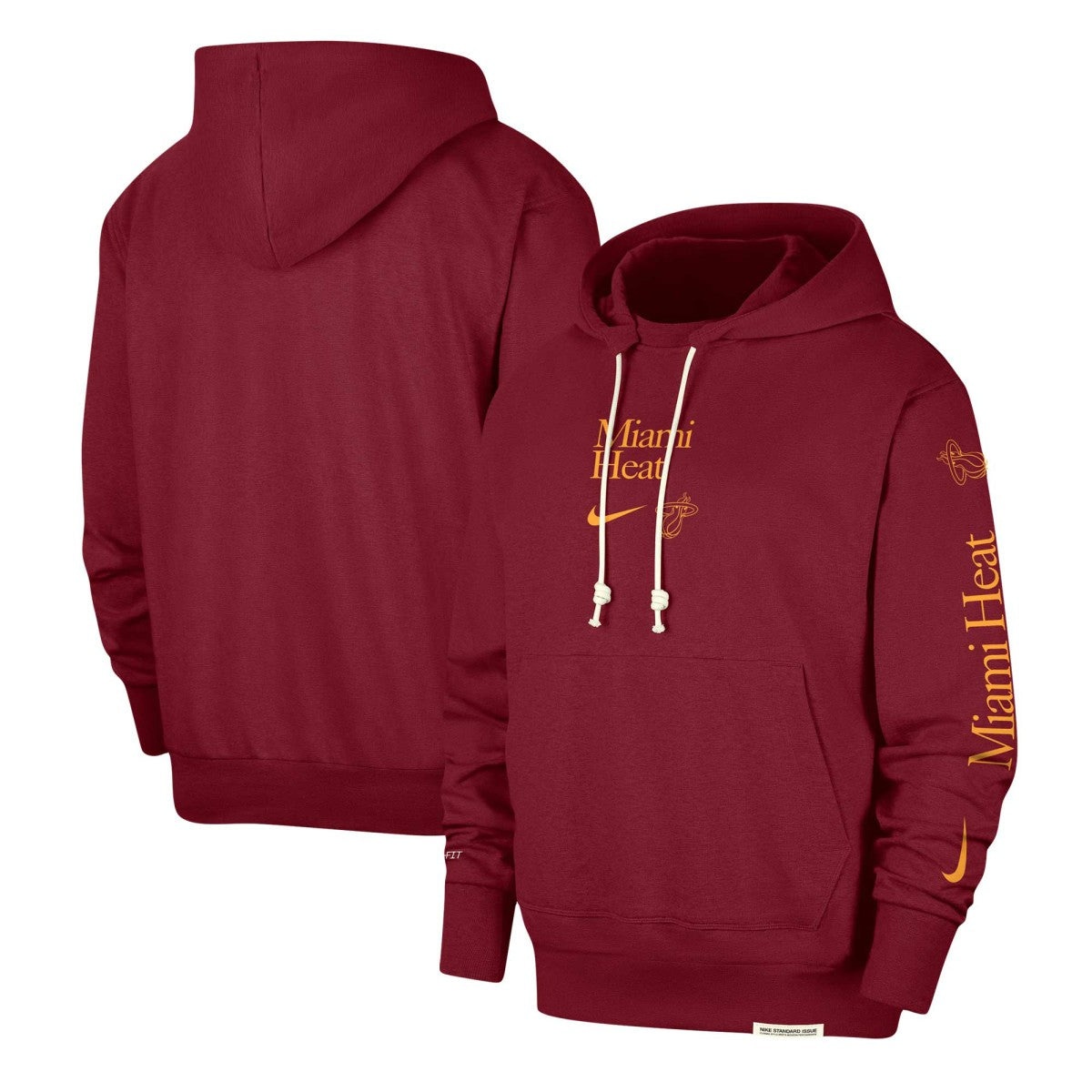 Nike - Miami Heat Authentic Performance Pullover Hoodie - Red