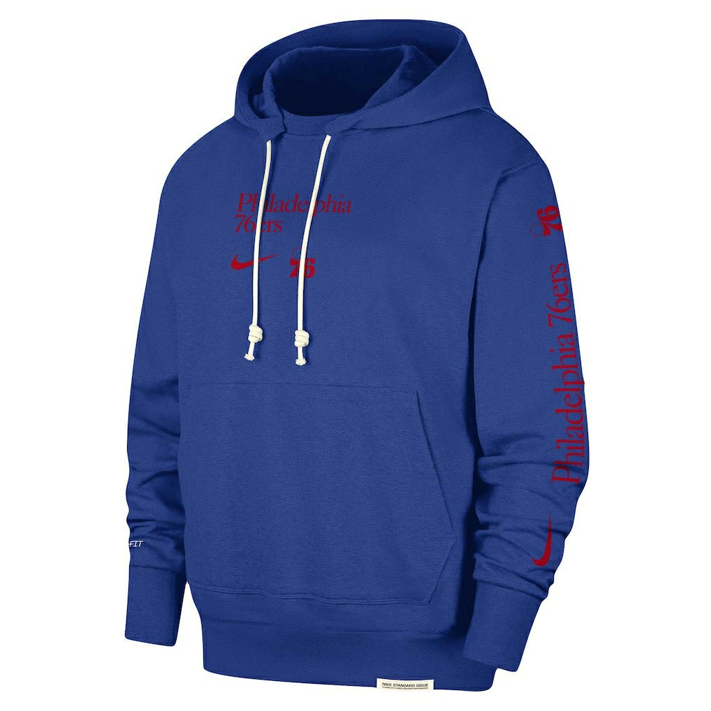 Nike - Philadelphia 76ers Authentic Performance Pullover Hoodie - Royal