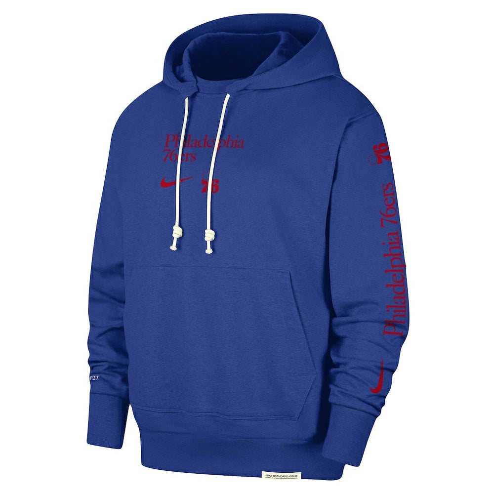 Nike - Philadelphia 76ers Authentic Performance Pullover Hoodie - Royal