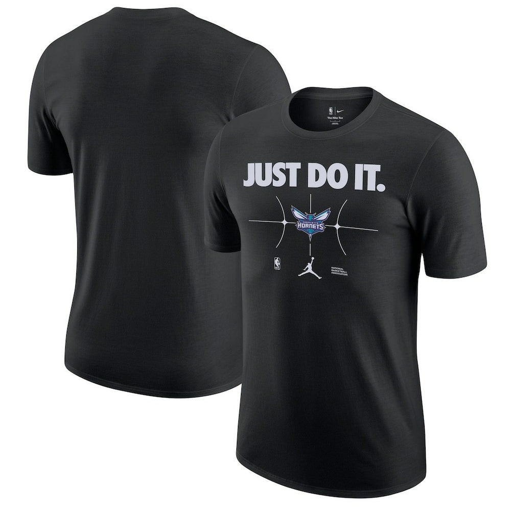 Nike - Charlotte Hornets Just Do It T-Shirt - Black