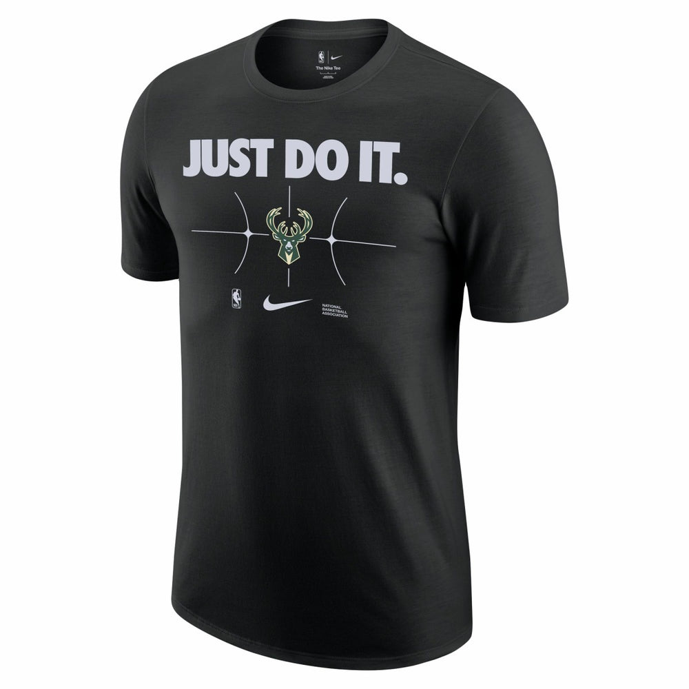 Nike - Milwaukee Bucks Just Do It T-Shirt - Black