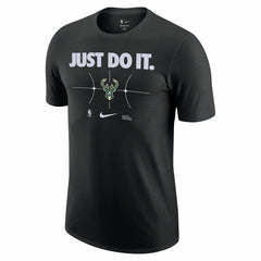 Nike - Milwaukee Bucks Just Do It T-Shirt - Black