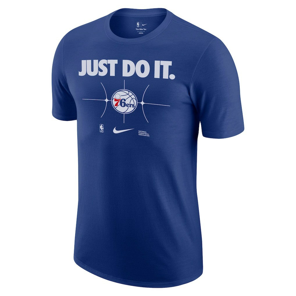Nike - Philadelphia 76ers Just Do It T-Shirt - Royal
