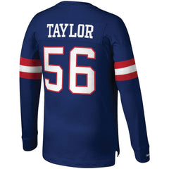 Lawrence Taylor New York Giants Big & Tall Cut & Sew Player Name & Number Long Sleeve T-Shirt Royal - Mitchell & Ness