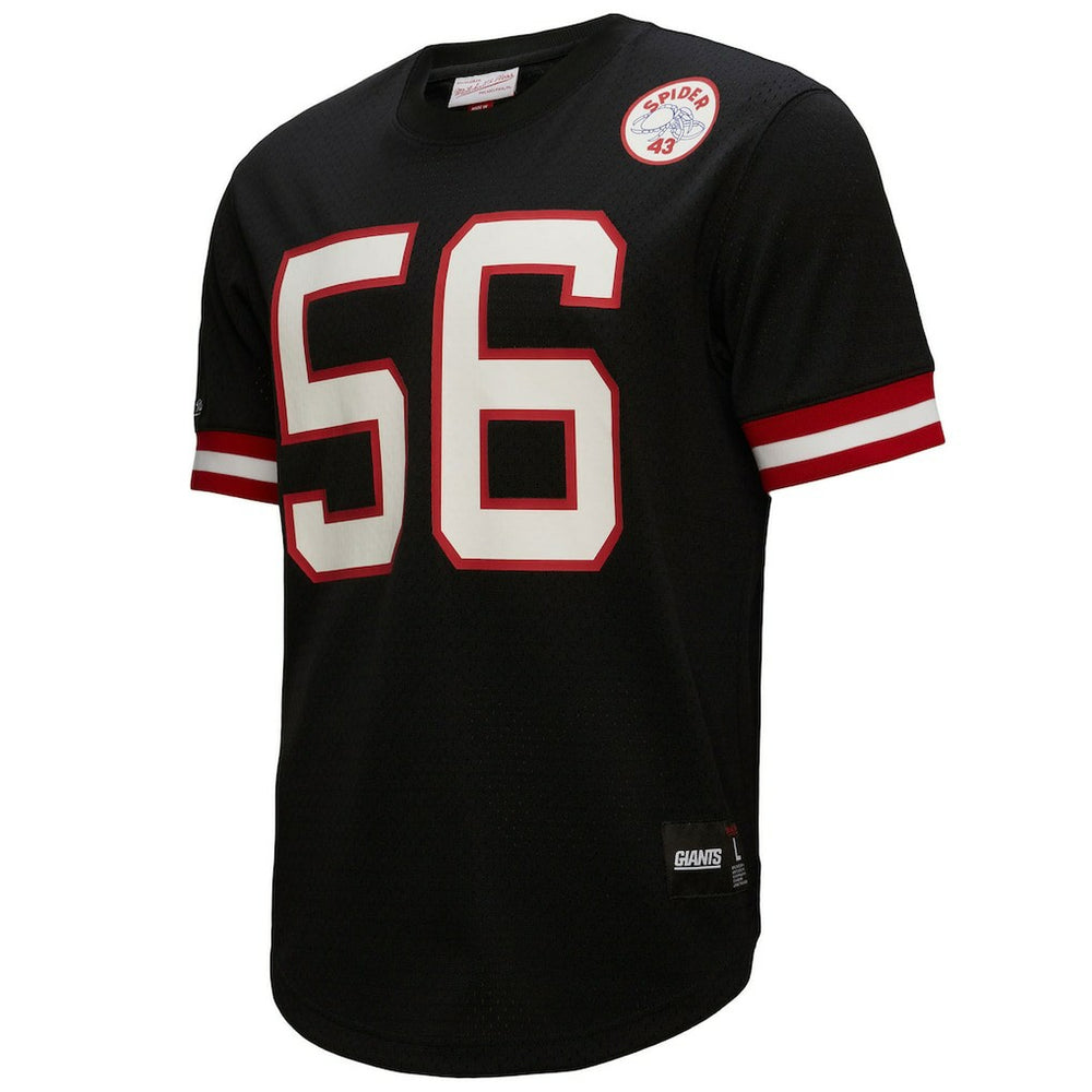 Lawrence Taylor New York Giants Big & Tall Mesh Player Name & Number Top Black - Mitchell & Ness