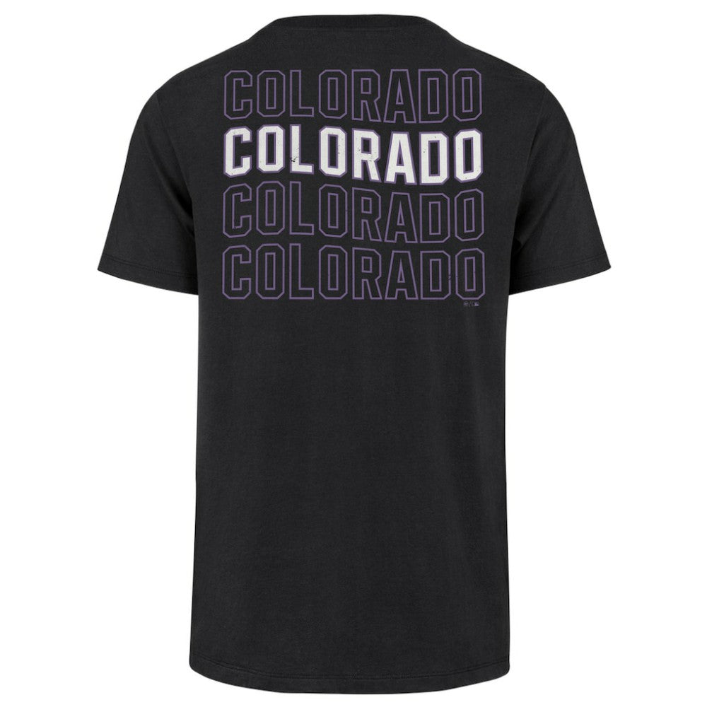 Colorado Rockies '47 Hang Back Franklin T-Shirt Lifestyle