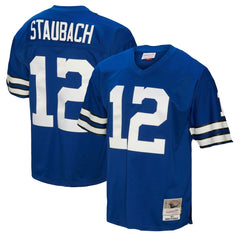 Roger Staubach Dallas Cowboys Big & Tall 1971 Legacy Retired Player Jersey Navy - Mitchell & Ness