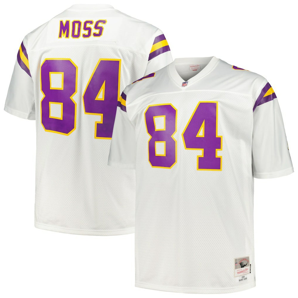 Randy Moss Minnesota Vikings Big & Tall 1998 Legacy Retired Player Jersey White - Mitchell & Ness