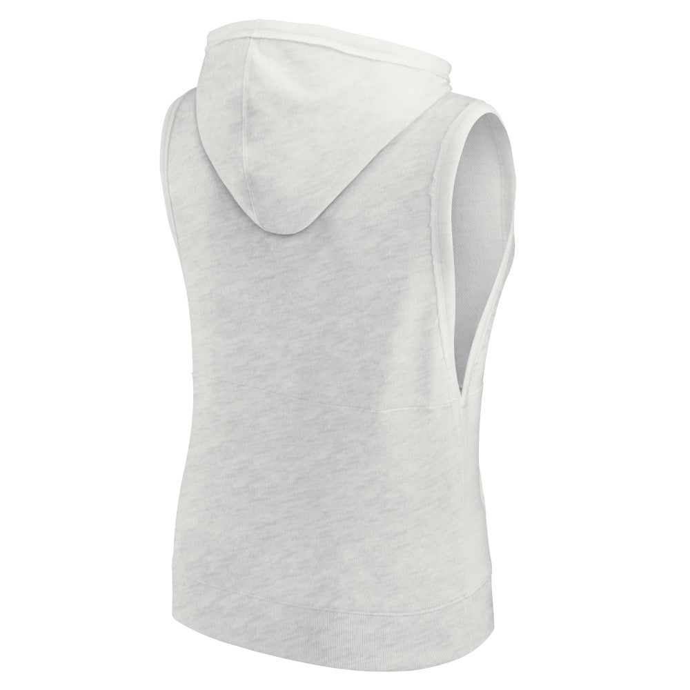 Los Angeles Dodgers Fanatics Women's Lounge Script Sleeveless Pullover Hoodie Clearance