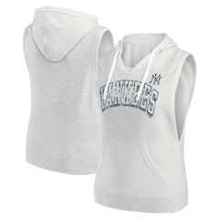 New York Yankees Fanatics Women's Lounge Script Sleeveless Pullover Hoodie Online
