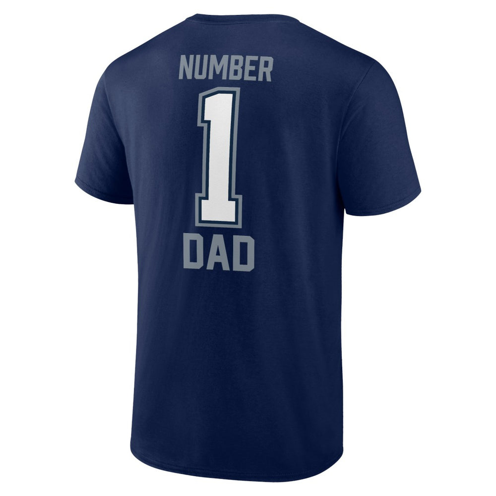Dallas Cowboys Father's Day #1 Dad T-Shirt Navy - Fanatics