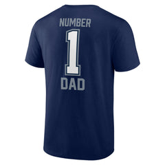 Dallas Cowboys Father's Day #1 Dad T-Shirt Navy - Fanatics