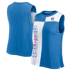 Chicago Cubs Fanatics Women's Color-Block Tank Top Online
