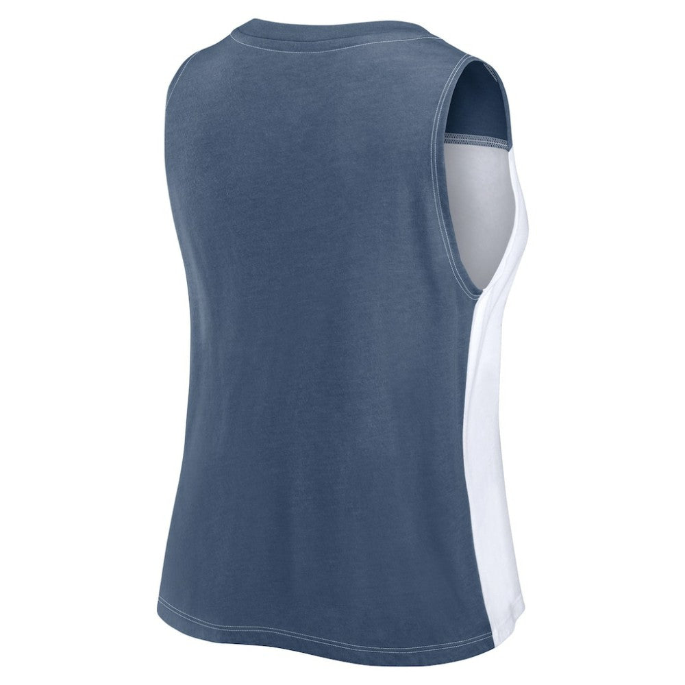 Cleveland Guardians Fanatics Women's Color-Block Tank Top On Sale