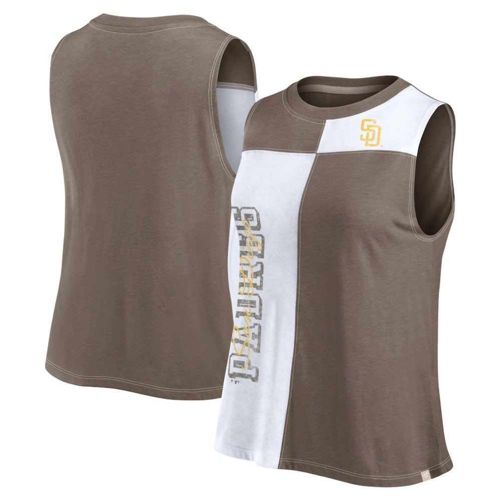 San Diego Padres Fanatics Women's Color-Block Tank Top discount