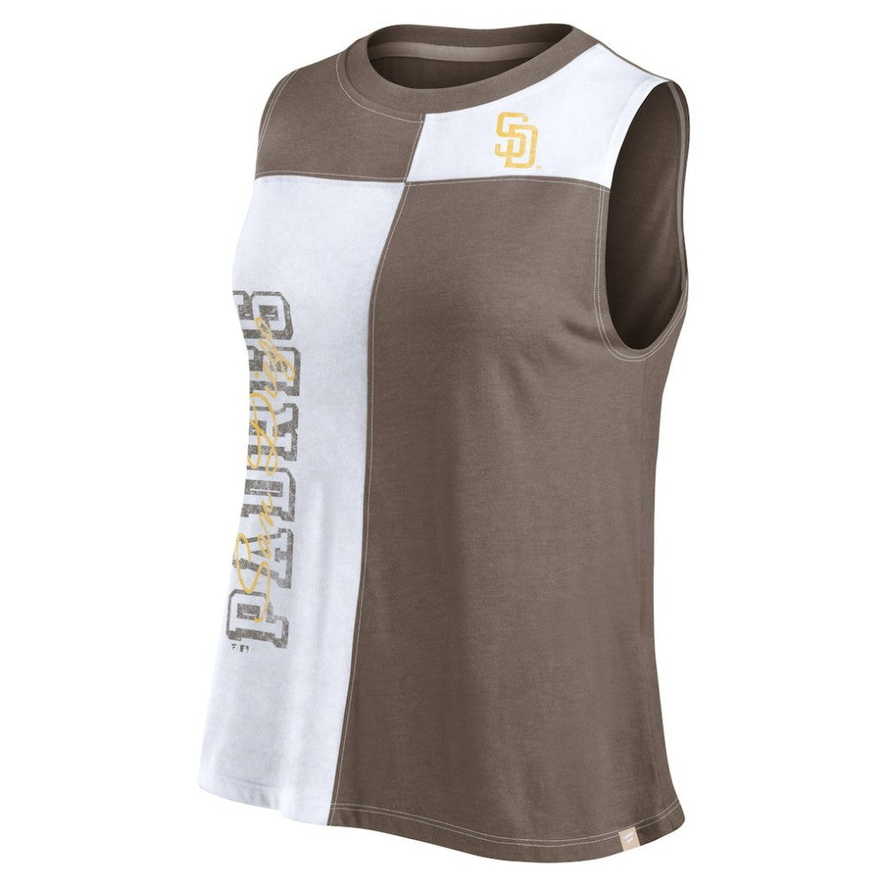 San Diego Padres Fanatics Women's Color-Block Tank Top discount