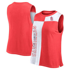 St. Louis Cardinals Fanatics Women's Color-Block Tank Top Sale