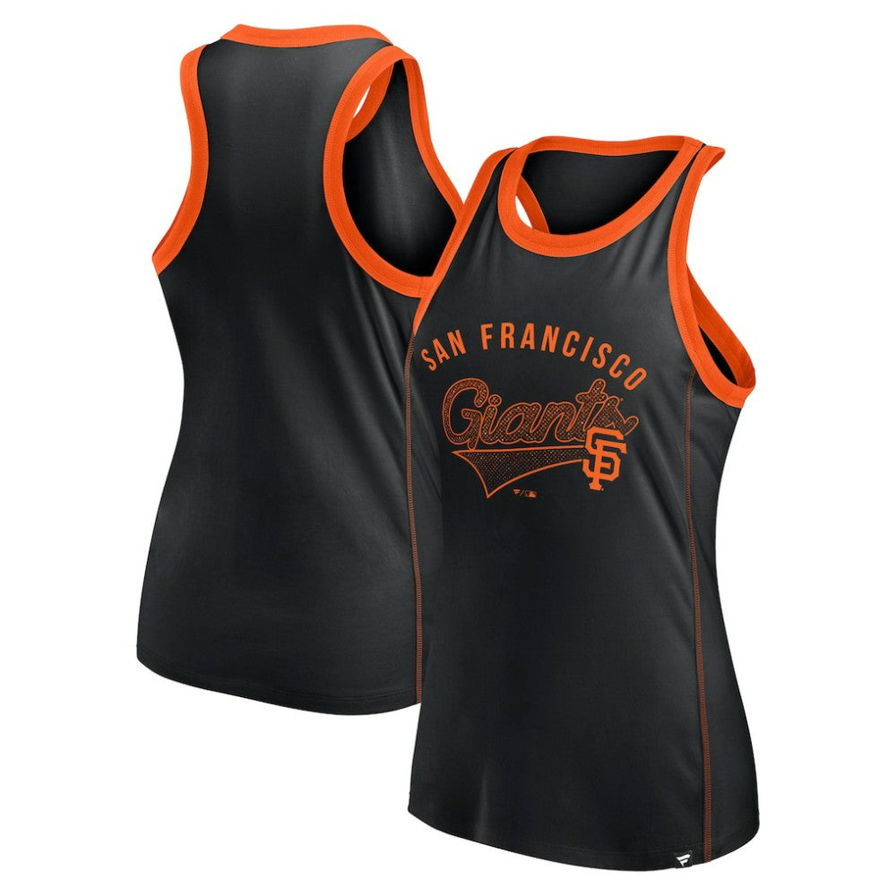 San Francisco Giants Fanatics Women's Tailsweep Fashion Racerback Rhinestone Tank Top Clearance