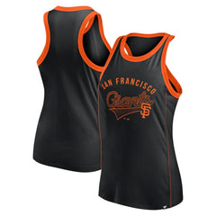 San Francisco Giants Fanatics Women's Tailsweep Fashion Racerback Rhinestone Tank Top Clearance