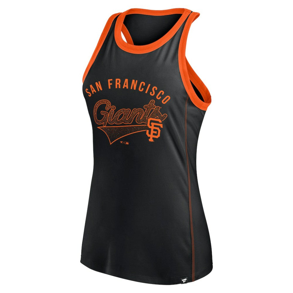 San Francisco Giants Fanatics Women's Tailsweep Fashion Racerback Rhinestone Tank Top Clearance