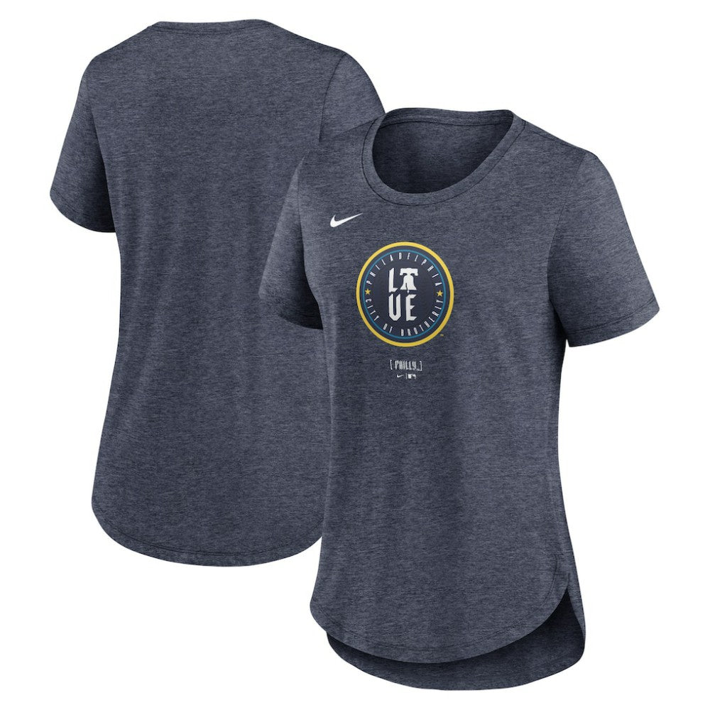 Philadelphia Phillies Nike Women's 2024 City Connect Tri-Blend T-Shirt Lifestyle